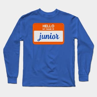 hello junior Long Sleeve T-Shirt